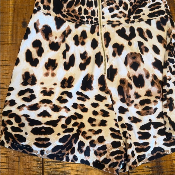 gorgeous Leopard Halter Romper - Brown & Black - Picture 10 of 15
